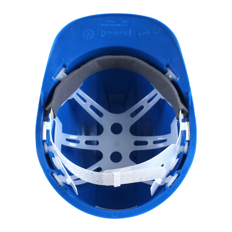 Blackrock 6 Point Harness Safety Helmet - White