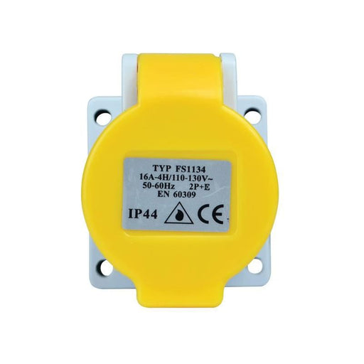 Faithfull Power Plus IP44 Panel Socket 16A 110V Faithfull Power Plus - RockBottom Northampton