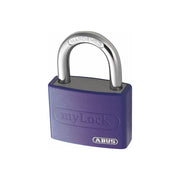 Abus Mechanical T65AL/40mm My Lock Aluminium Padlock Violet ABUS Mechanical - RockBottom Northampton 