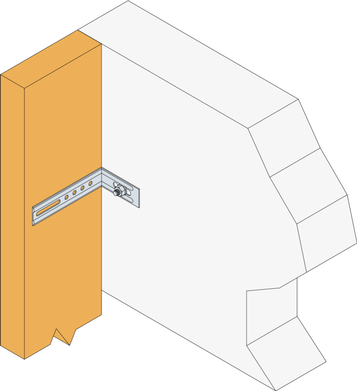 Simpson Strong Tie Multi Angle Bracket 55 x 72 x 30