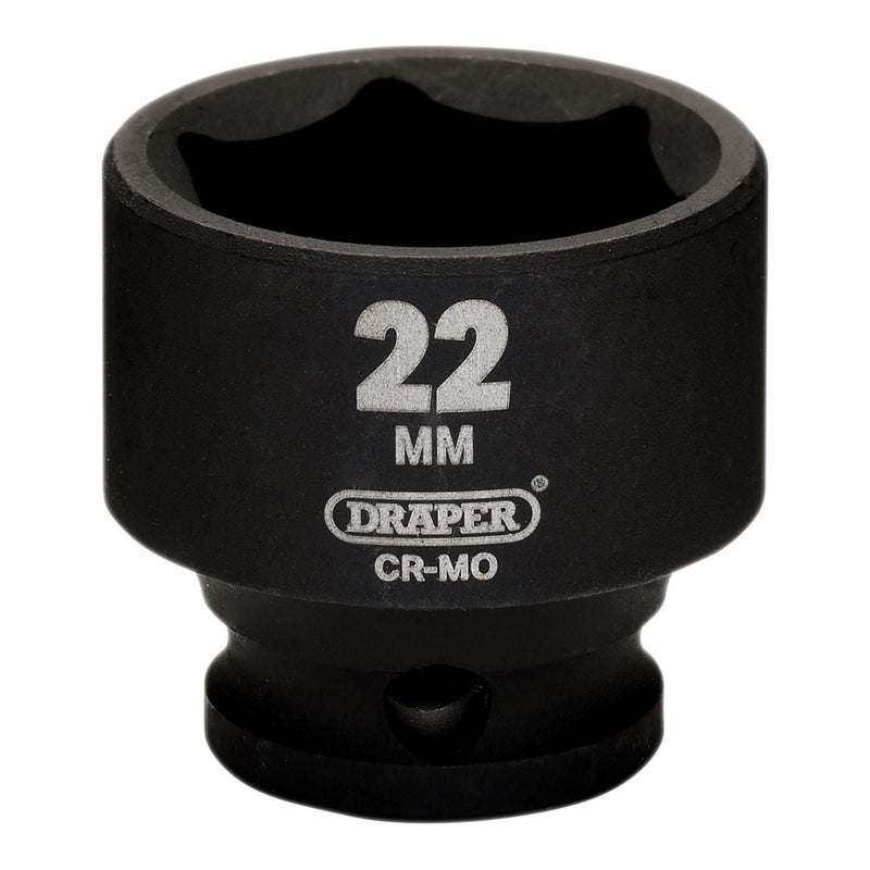 Draper Draper HI-TORQ Metric Impact Socket, 3/8" Sq. Dr., 22mm Draper - Town Tools
