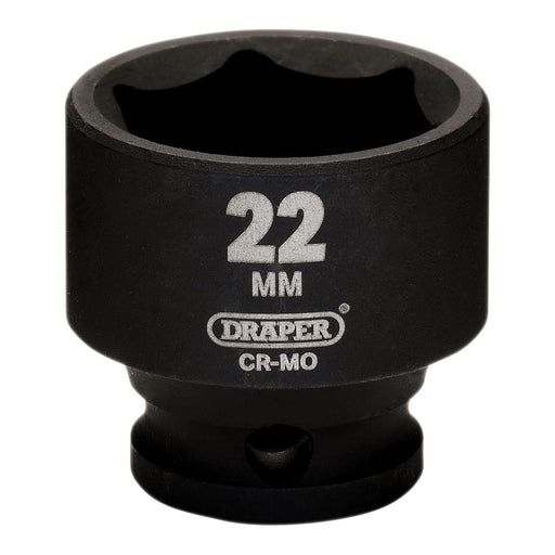 Draper Draper HI-TORQ Metric Impact Socket, 3/8" Sq. Dr., 22mm Draper - Town Tools