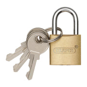 Draper Brass Cylinder Padlock, 20mm Draper - Town Tools