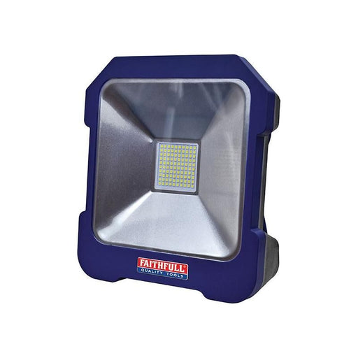 Faithfull Power Plus SMD LED Task Light with Power Take Off 20W 240V Faithfull Power Plus - RockBottom Northampton