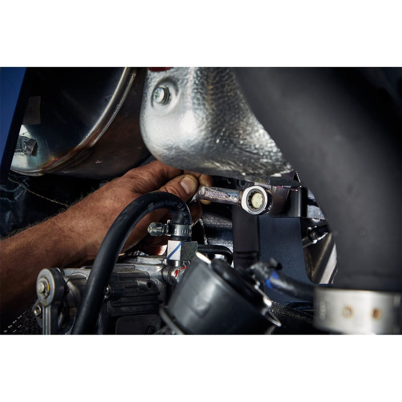 Draper HI-TORQ Metric Stubby Flexible Head Ratchet Combination Spanner Set (8 Piece) Draper - Town Tools