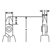 Lindstrom Diagonal Cutting Flush Cut Nipper 110mm Lindstrom - RockBottom Northampton