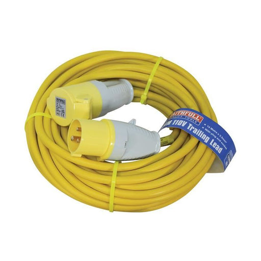 Faithfull Power Plus Trailing Lead 110V 16A 2.5mm Cable 14m Faithfull Power Plus - RockBottom Northampton