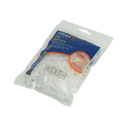 Vitrex Floor Tile Spacers 4mm (Pack 250) Vitrex - RockBottom Northampton