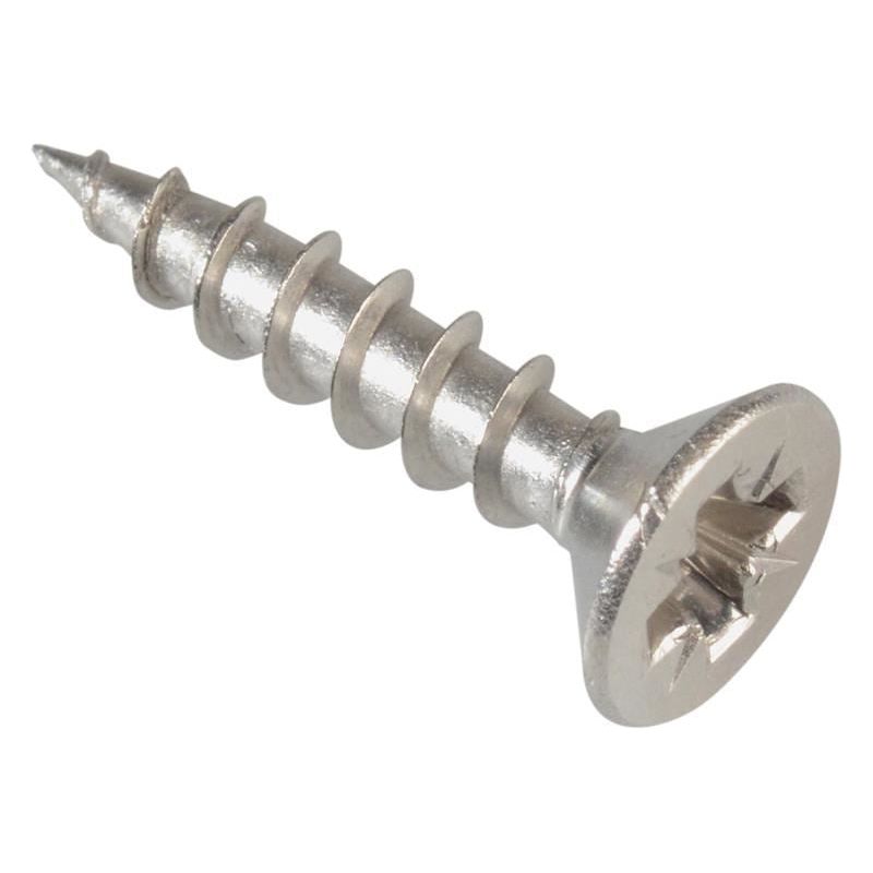 Forgefix Multi-Purpose Pozi Compatible Screw CSK ST S/Steel 3.5 x 16mm Box 200 ForgeFix - RockBottom Northampton
