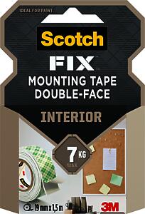 Scotch-Fix Double Sided Interior Mounting Tape 19mm x 1.5m