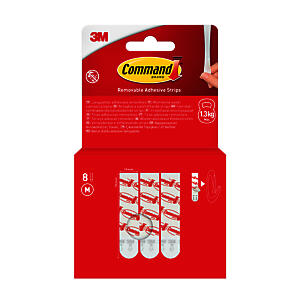 Command Medium Adhesive Refill Strips - 8 Pack