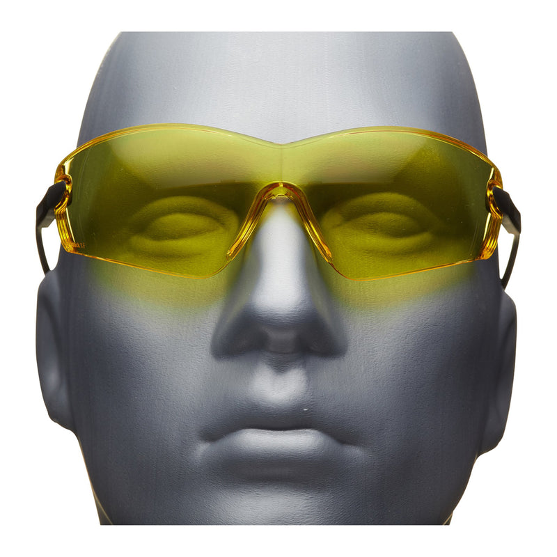 Blackrock Safety Spectacles with Arm Adjust - Yellow