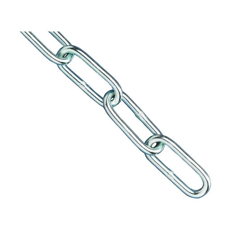 Faithfull Zinc Plated Chain 4mm x 2.5m - Max. Load 120kg Faithfull - RockBottom Northampton