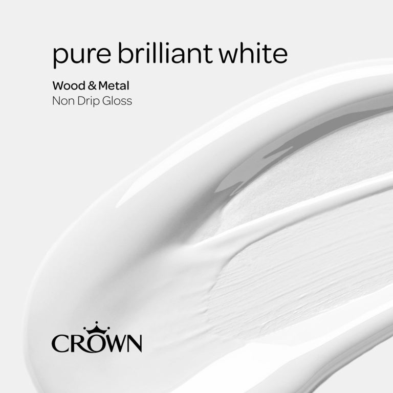 Crown Non Drip Gloss Pure Brilliant White 2.5L
