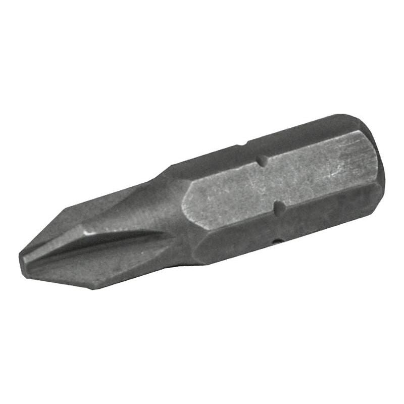 Faithfull Phillips S2 Grade Steel Screwdriver Bits PH3 x 25mm (Pack 3) Faithfull - RockBottom Northampton