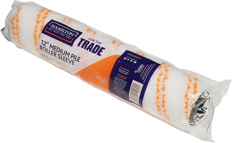 Hamilton 12" Medium Pile Roller Sleeve