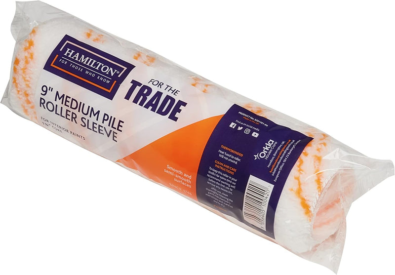 Hamilton 9" Medium Pile Roller Sleeve