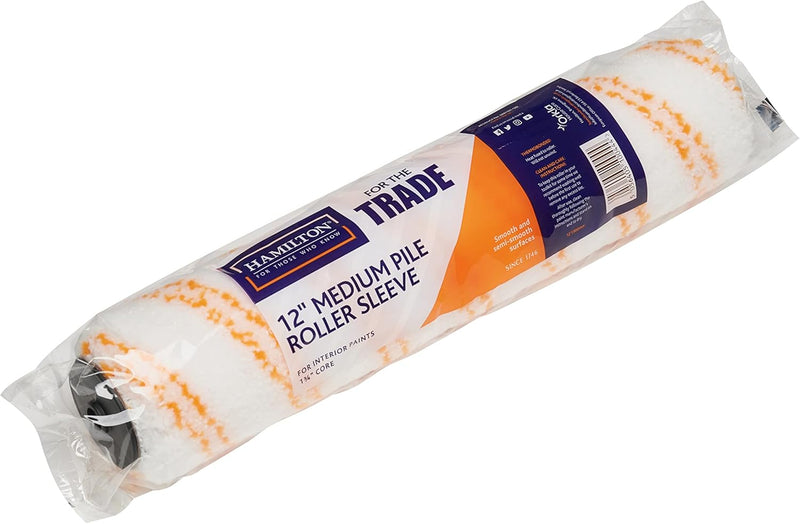 Hamilton 12" Medium Pile Roller Sleeve