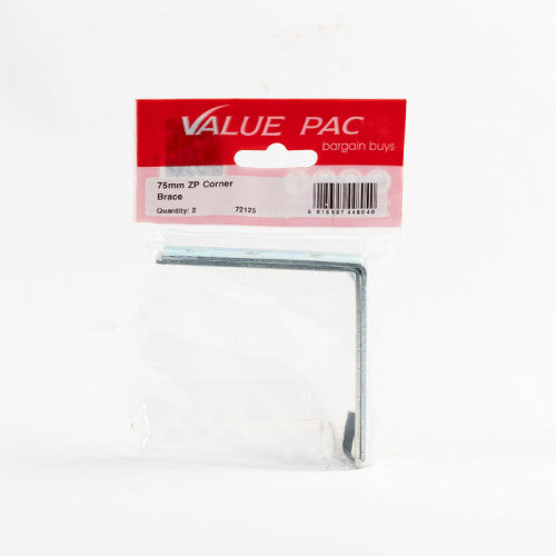 75mm ZP Corner Brace