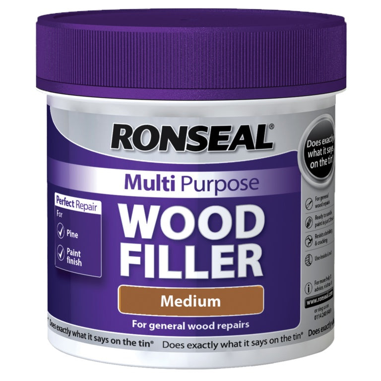 Ronseal Multi Purpose Wood Filler 465g Medium