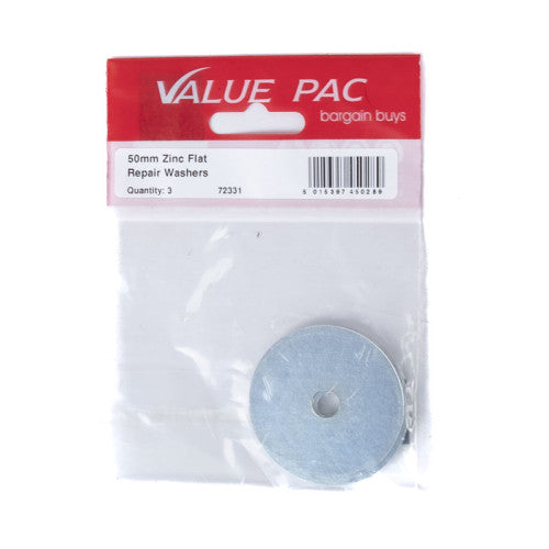 M8 x 50mm ZP Flat Repair Washers