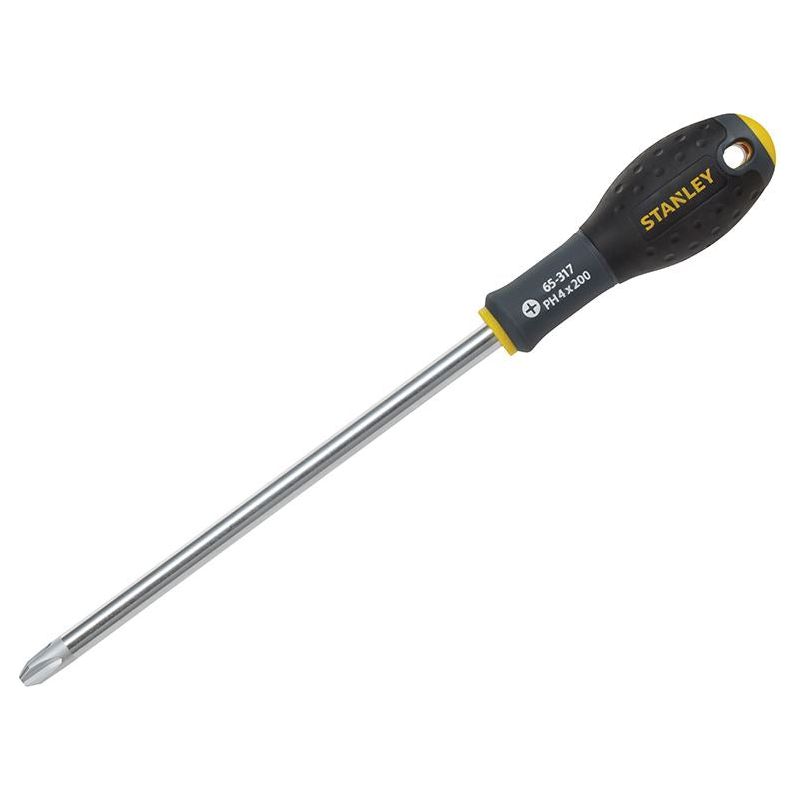 Stanley® Hand Tools FatMax® Screwdriver Phillips Tip PH4 x 200mm STANLEY® Hand Tools - RockBottom Nothampton