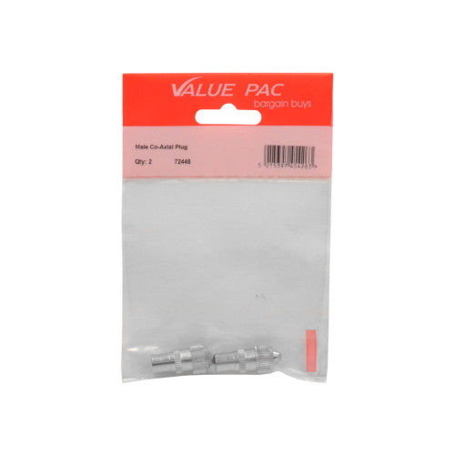 Male Metal Co-Axial Plug
