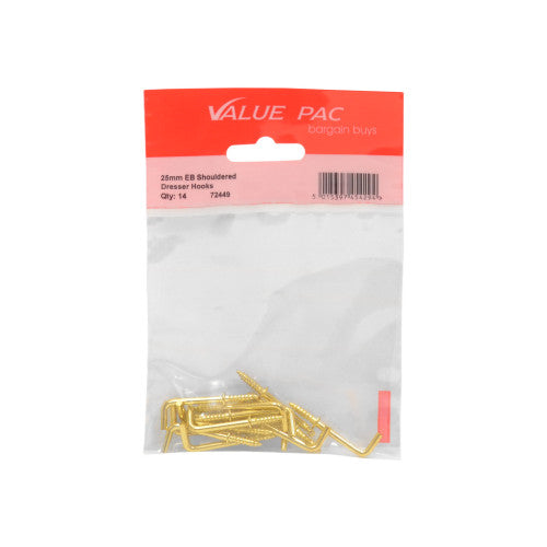 25mm EB Shouldered Dresser Hooks