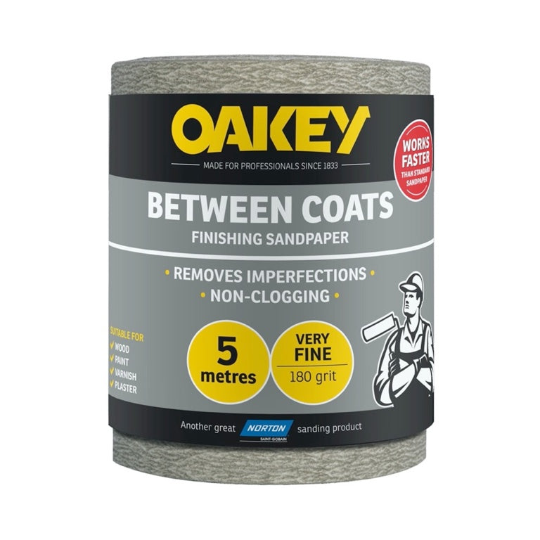 Norton Oakey Between Coats Rolls - 5m x 115mm 180g