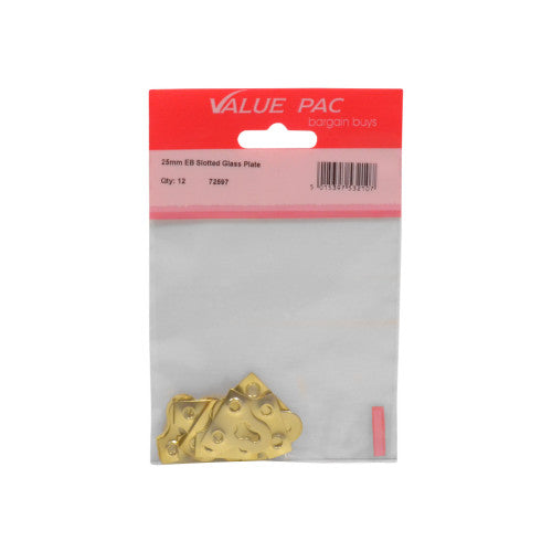 25mm EB Slotted Glass Plate (Pack of 8)