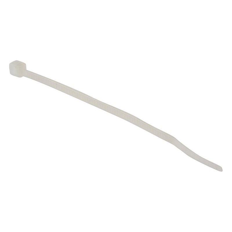 Forgefix Cable Tie Natural/Clear 2.5 x 100mm (Bag 100) ForgeFix - RockBottom Northampton