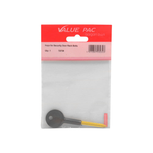Key for Security Door Rack Bolts