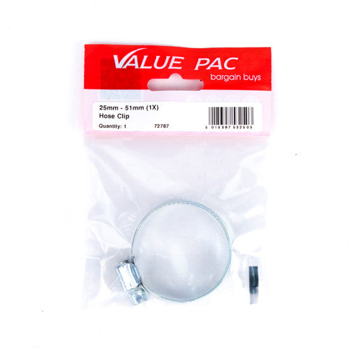 25mm - 51mm (1X) Hose Clip