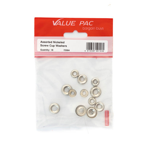 Assorted NP Screw Cup Washers