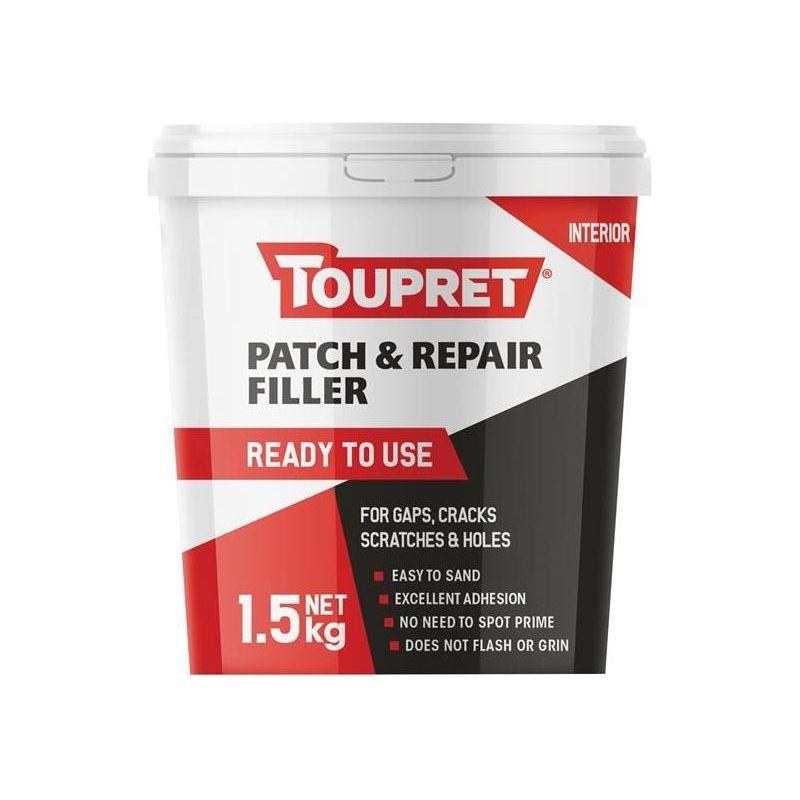 Toupret Ready to Use Patch & Repair 1.5kg Toupret - RockBottom Northampton