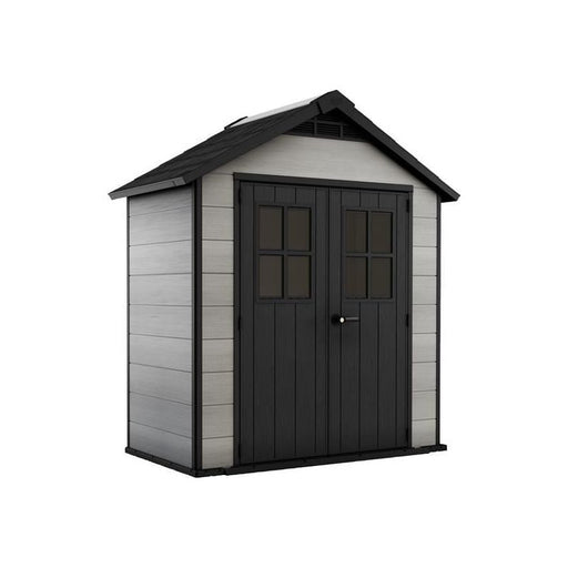 Keter Oakland Shed Grey 7.5 x 4ft Keter - RockBottom Northampton