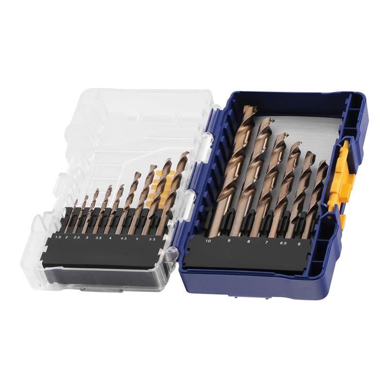 Irwin® HSS Cobalt Drill Bit Set, 15 Piece IRWIN® - RockBottom Northampton