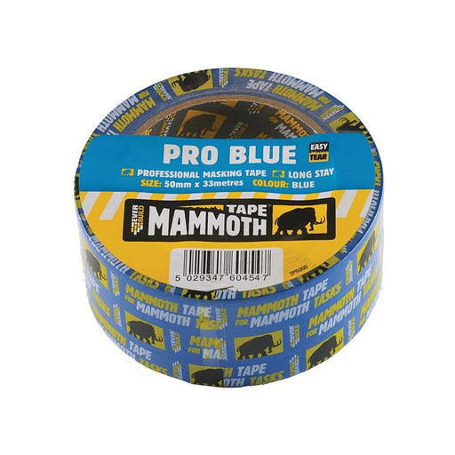 Everbuild Sika Pro Blue Masking Tape 50mm x 33m Everbuild Sika - RockBottom Northamptin