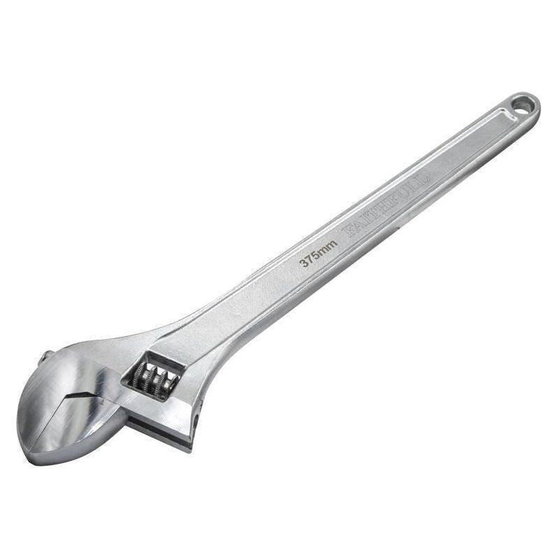 Faithfull Chrome Adjustable Spanner 375mm (15in) Faithfull - RockBottom Northampton