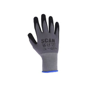 Scan Breathable Microfoam Nitrile Gloves - L (Size 9) Scan - RockBottom Nothampton