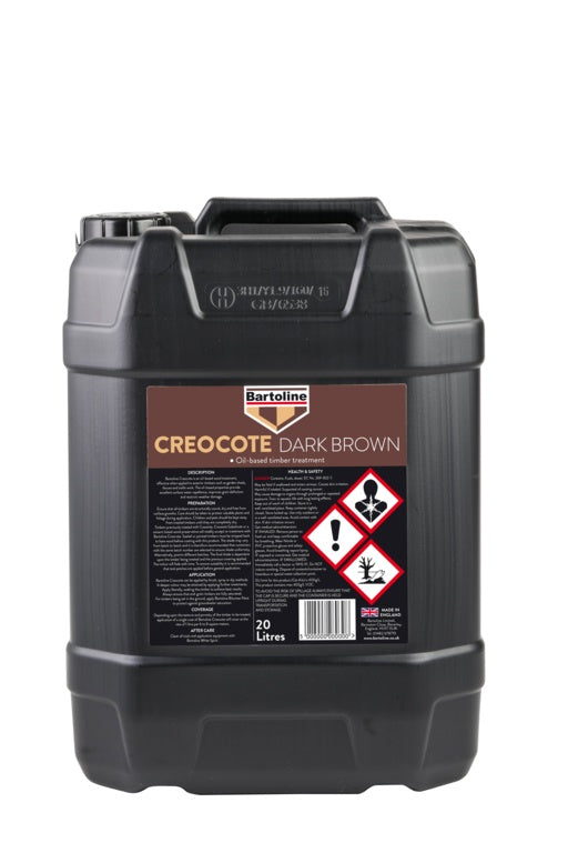 Bartoline Creocote Oil Based Wood Treatment 20L Dark Brown