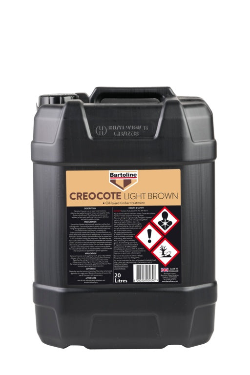 Bartoline Creocote Oil Based Wood Treatment 20L Light Brown