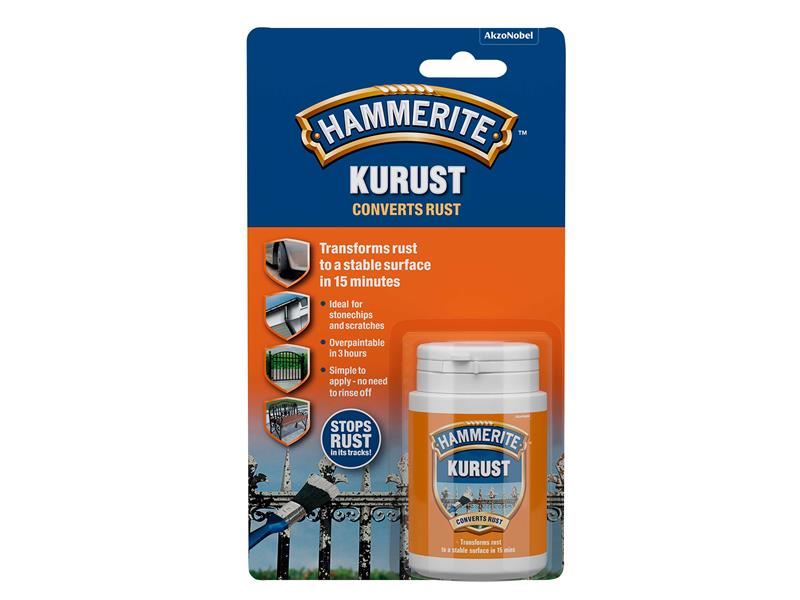 Hammerite One Coat Kurust Blister 90ml Hammerite - RockBottom Northampton