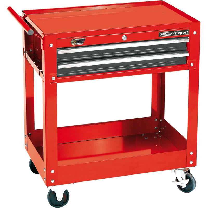Draper Expert 2 Level Tool Trolley with Two Drawers 07635 Draper - Town Tools 