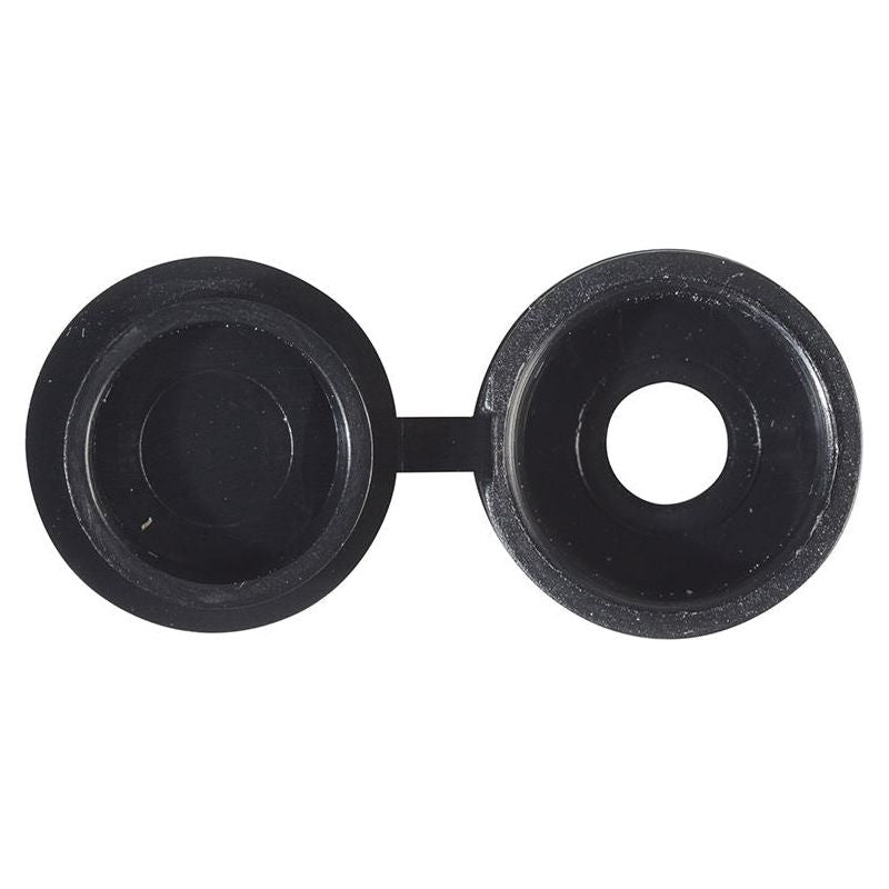 Forgefix Hinged Cover Cap Black No.10-12 Bag 100 ForgeFix - RockBottom Northampton