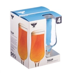 Rayware Tulip Pilsner Glasses x 4 35cl