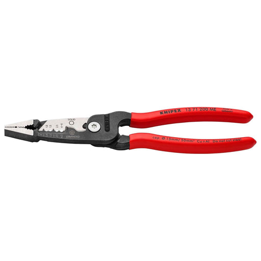 Draper Knipex 13 71 200 ME Wire Stripper with Plastic Coated Handles, 200mm Draper - Town Tools