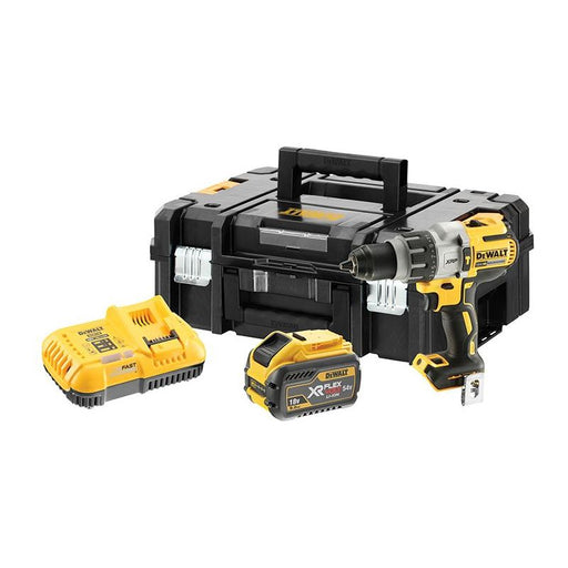 Dewalt Power Tools DCD996X1 XR Brushless Combi Drill 18V 1 x 9.0/3.0Ah FlexVolt Li-ion DeWALT Power Tools - RockBottom Northampton