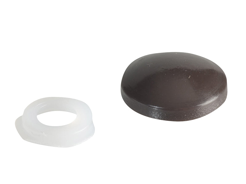 ForgeFix Domed Cover Cap Dark Brown No. 6-8 ForgePack 20