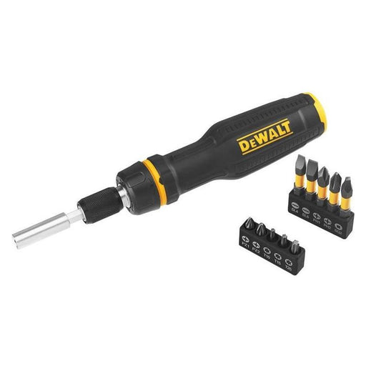 Dewalt Full Fit Telescoping Multi-bit Ratcheting Screwdriver + 10 Bits Dewalt - RockBottom Northampton